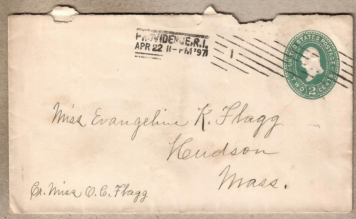 USA, 1897 r. , koperta