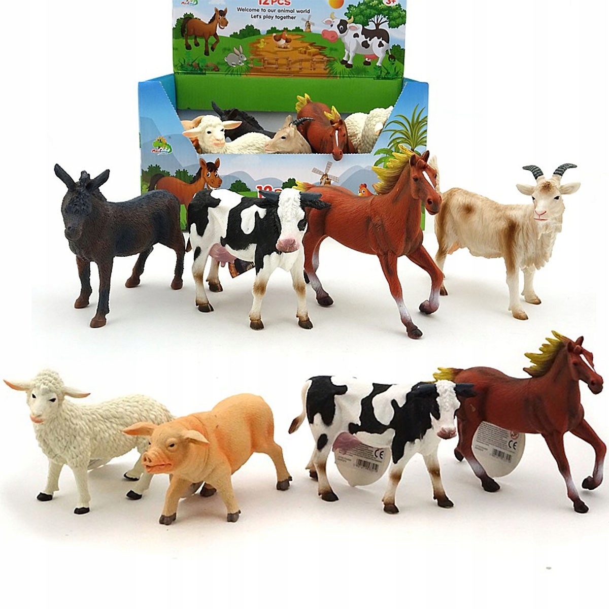 zwierzę gospodarcze dł. ok. 20cm mix — 6