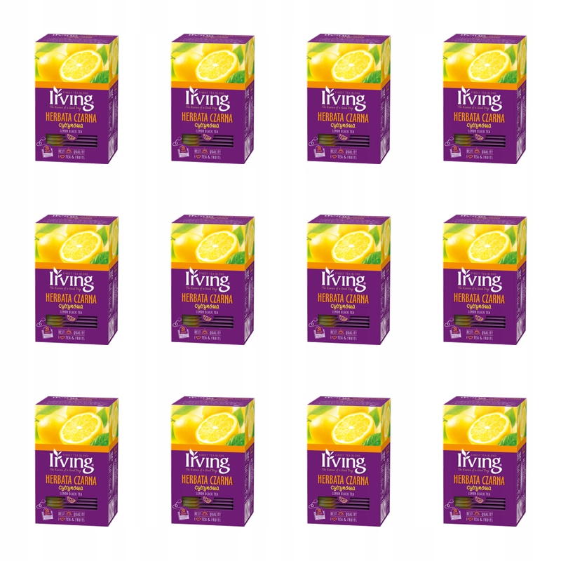 Irving Čaj černý citronový 30 g (20x1,5 g) X12