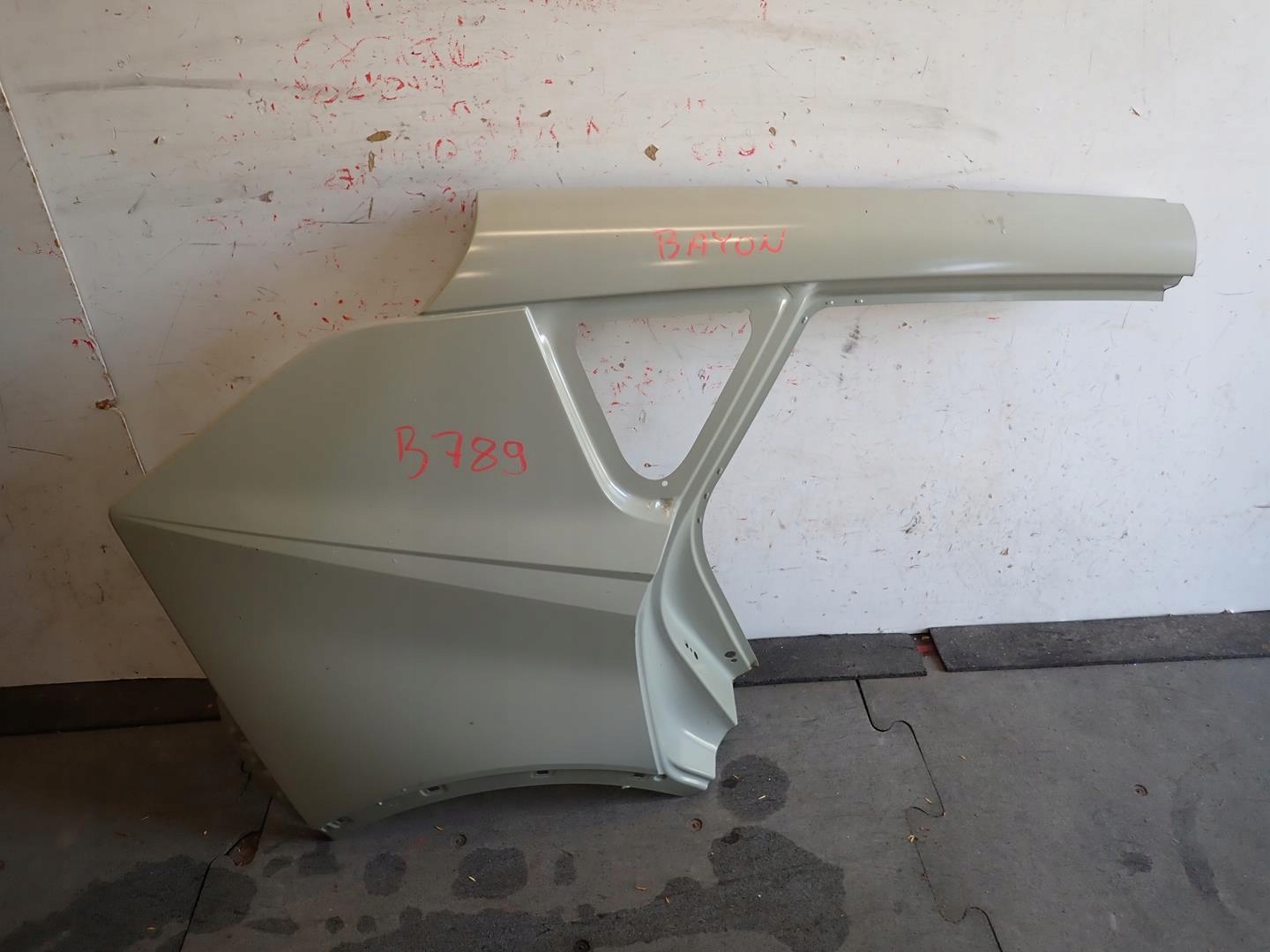 fender rear part rear right HYUNDAI BAYON 2021