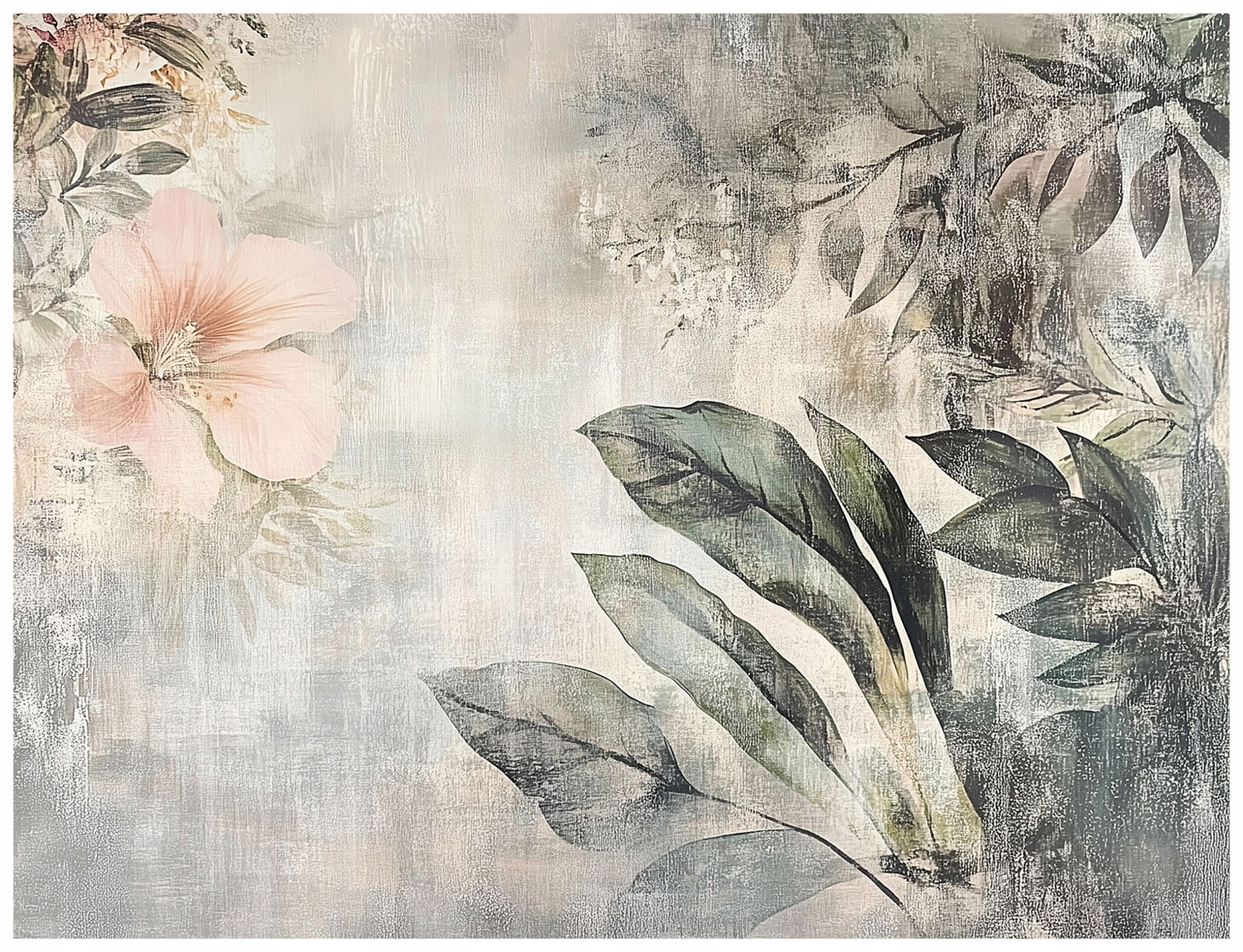 Fototapeta Elegantná Botanika Kvety a Šedá Moderný 400x280 lepidlo