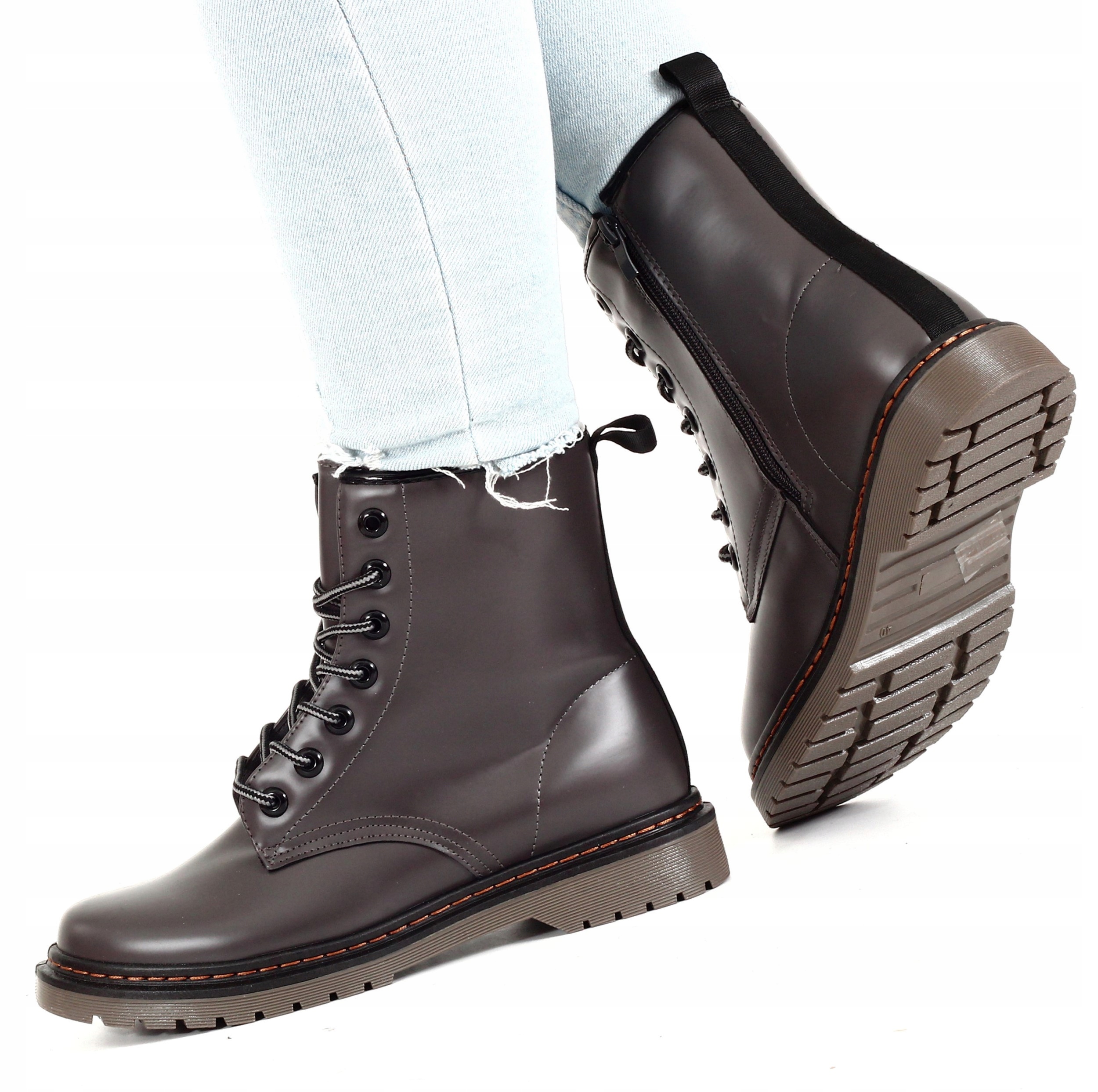 TRAPERY BOTKI TIMBERKI BUTY DAMSKIE WORKERY Rozmiar 36