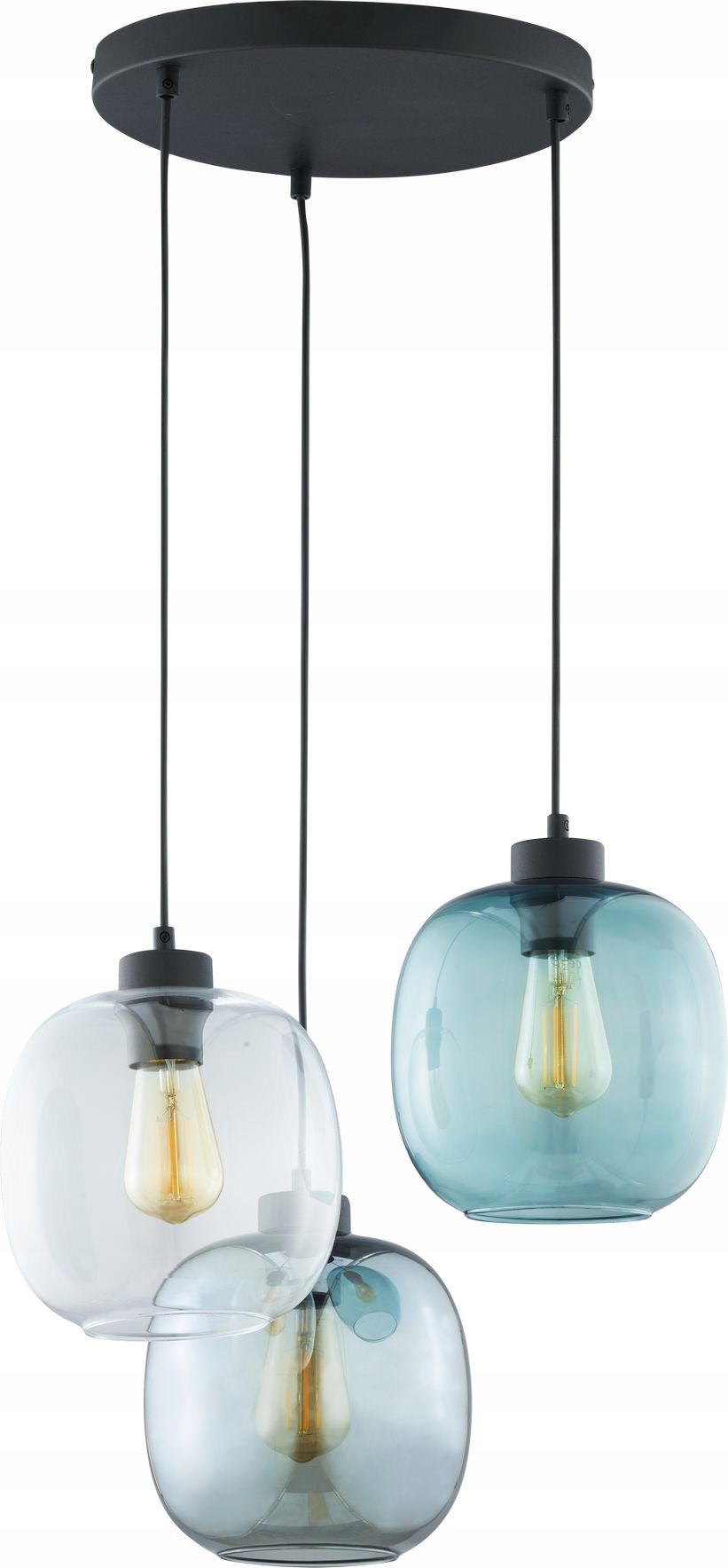 Závěsná lampa TK-Lighting Elio 3 světelné body E27