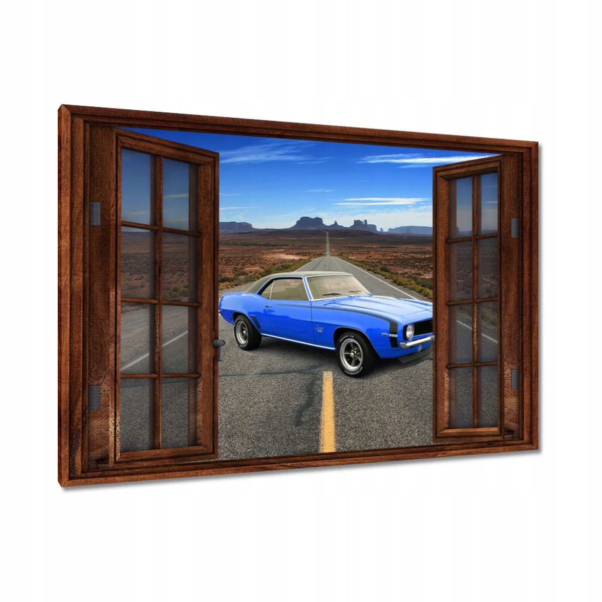 Obrazy 120x80 Modrý Chevrolet Ss