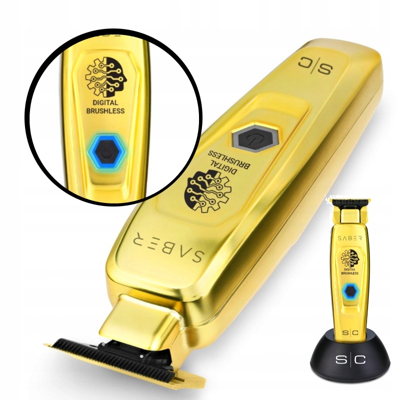 Gamma Piu Zastrihávač Vlasov Style Craft Pro Saber Zlatý