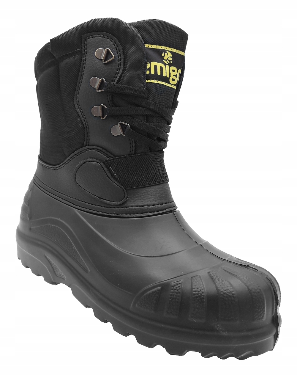 KALOSZE MĘSKIE ŚNIEGOWCE OCIEPLANE POLSKIE PIONIER 908 LEMIGO 47 Długość wkładki 30.5 cm