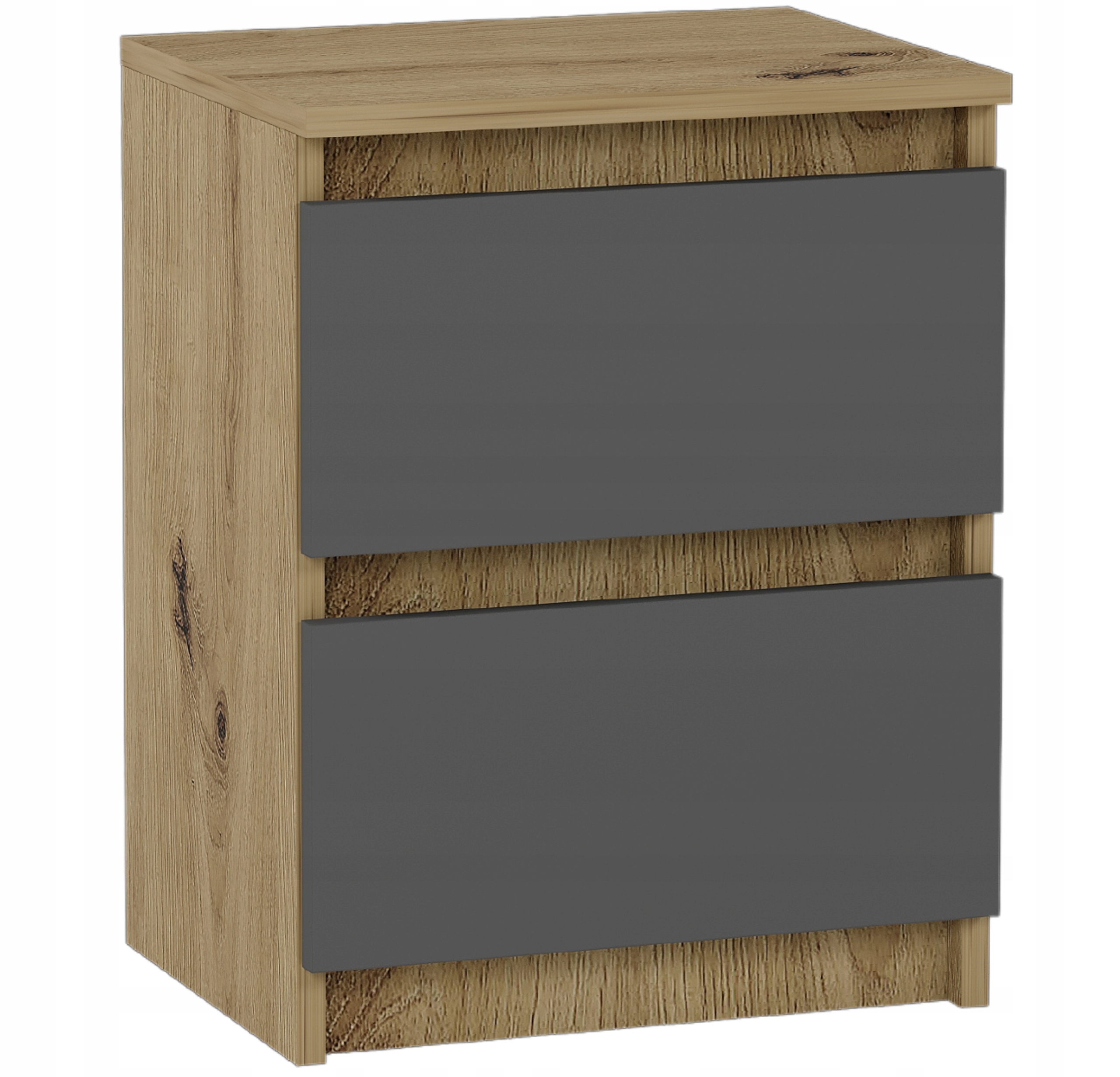 Szafka nocna komoda stolik 40cm R-2 ARTISAN MIX ANTRACYT