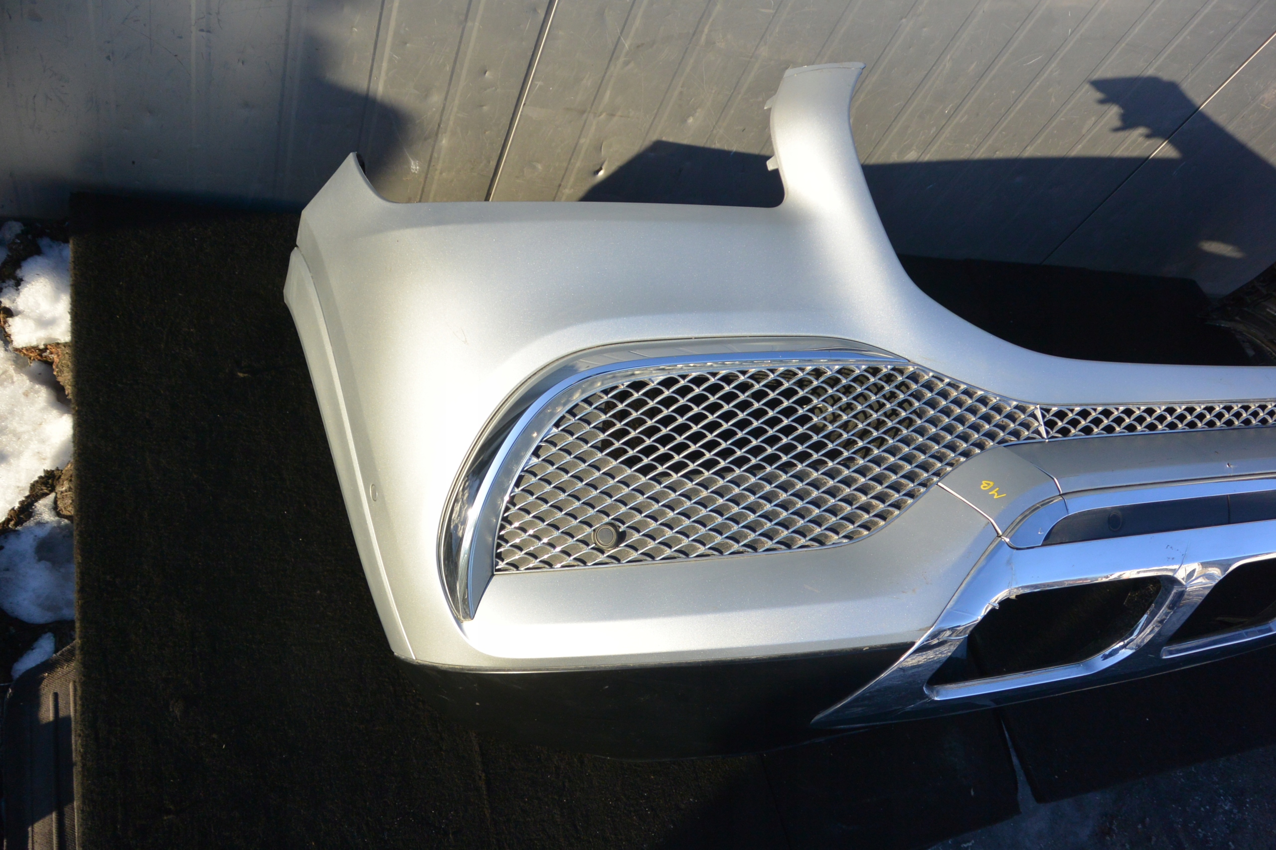 bumper front front MERCEDES GLS 600 MAYBACH 167 CHROM PDC original KPL