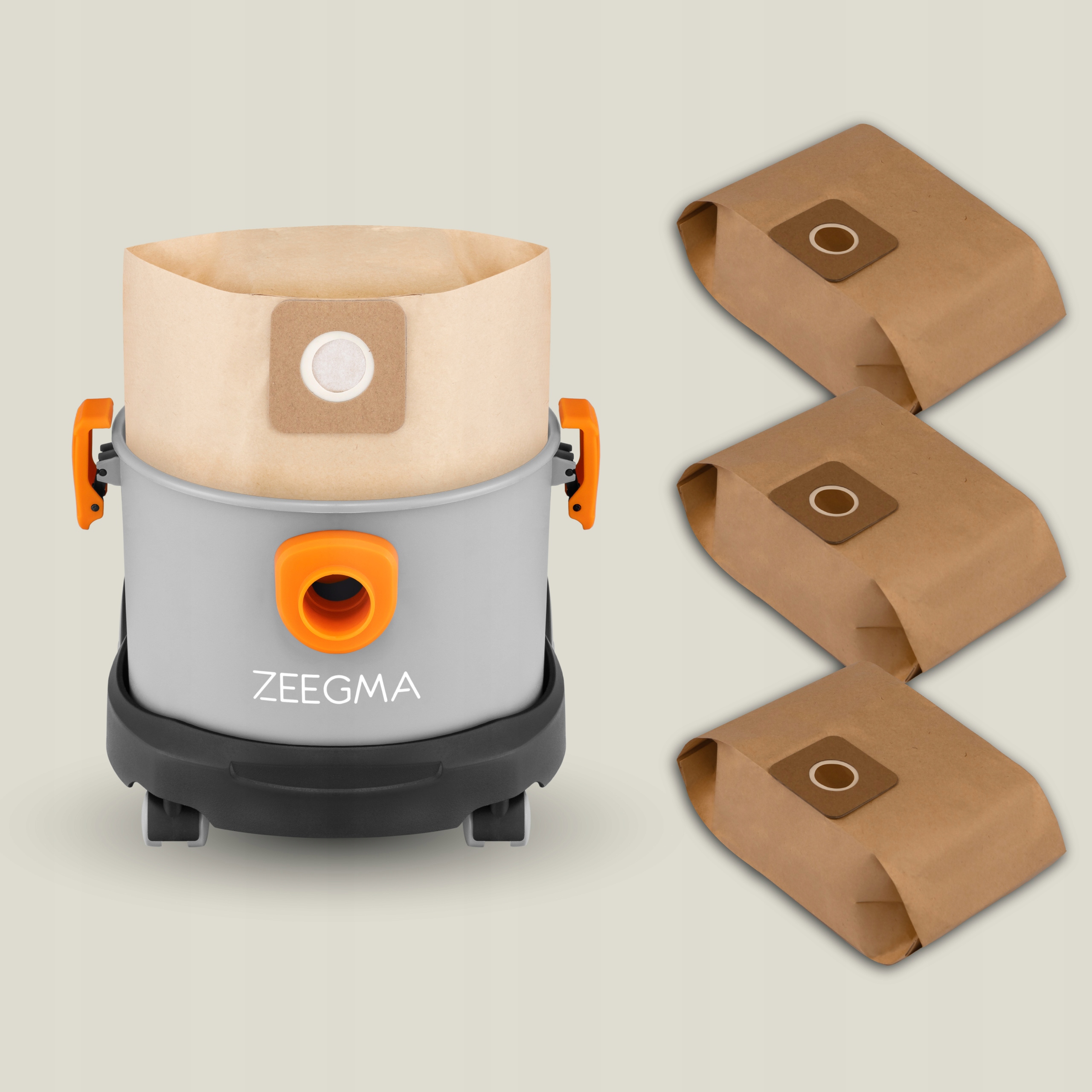 WORKI WOREK do Odkurzacza Zeegma Compact 30x15 ⌀ 4cm 6L 3szt UNIWERSALNE Rodzaj worek