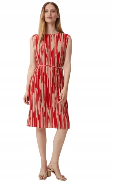 Comma Šaty Bez Rukávů, Jednoduchý Geometrický Vzor 40 J2B