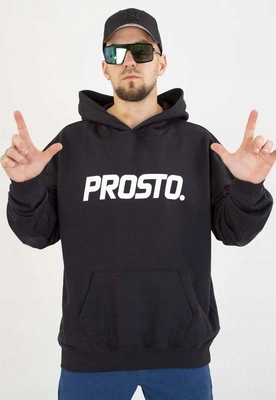 Mikina Prosto S kapucí Big Log černá