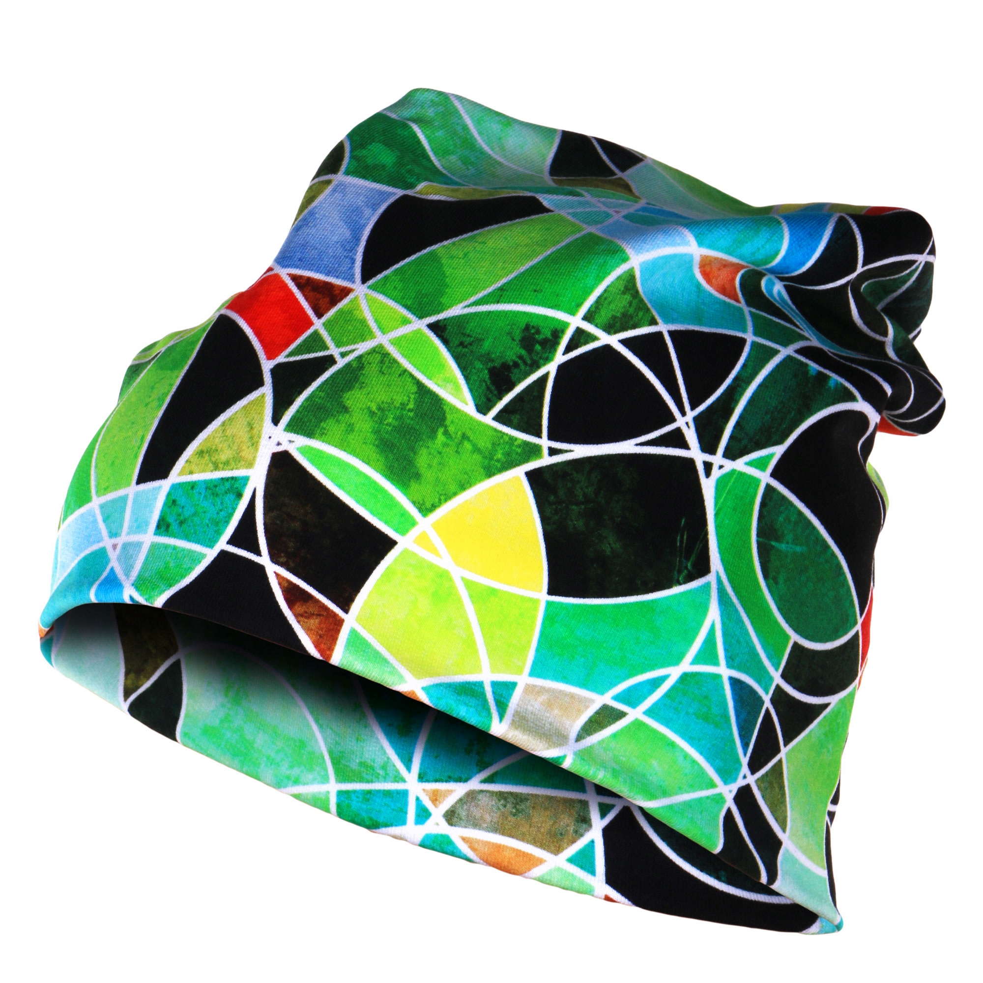 

Czapka Smerfetka Krasnal Kolorowe Koła 50-52