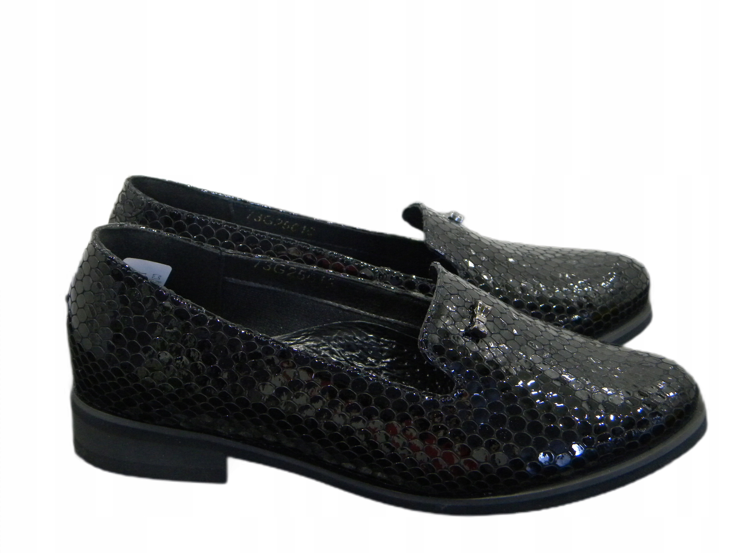 Dámské polobotky z lakované kůže 37 Lampert