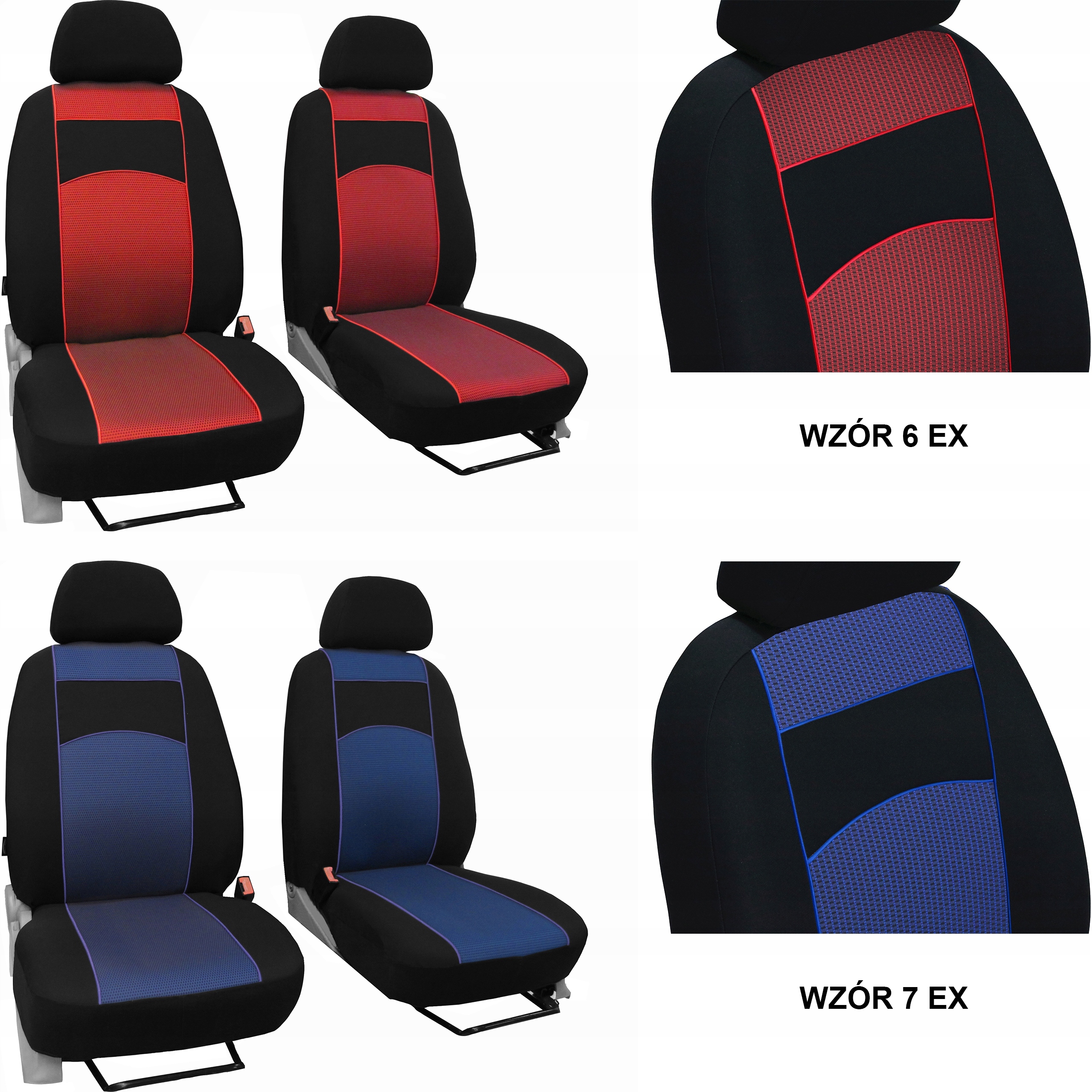 GRUBE POKROWCE MIAROWE do KIA SPORTAGE 2 1+1 Model Vip