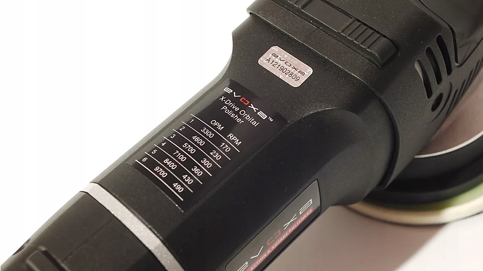 Evoxa HDX8 MkII Polerka Orbitalna 125mm HIT! Zasilanie sieciowe