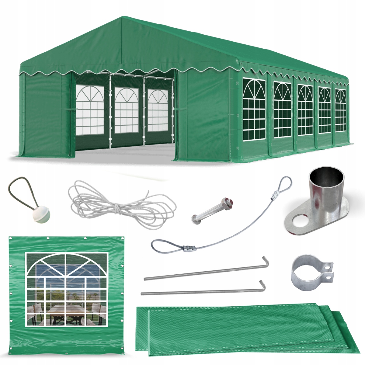 

Namiot Imprezowy 5x10m Reklamowy Das 240 S