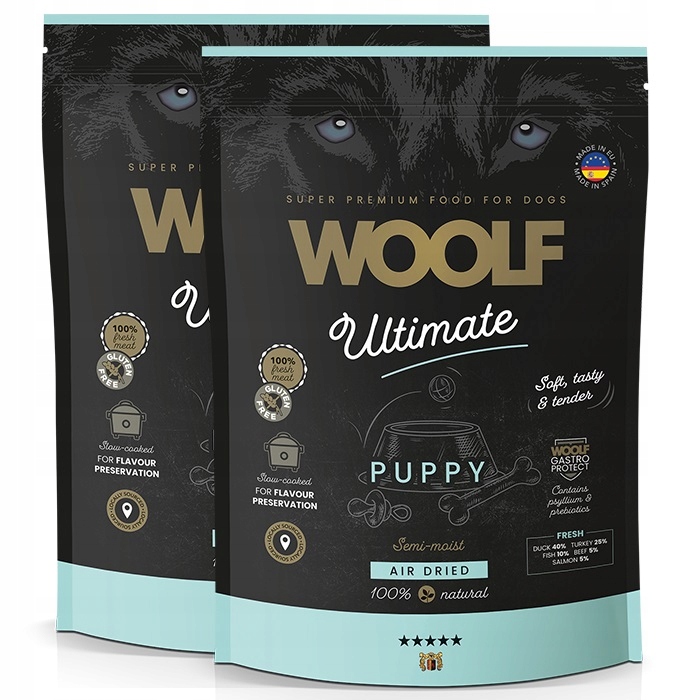 Levně Woolf Ultimate Krmivo -Moist Puppy Food 2kg Excellent Taste P