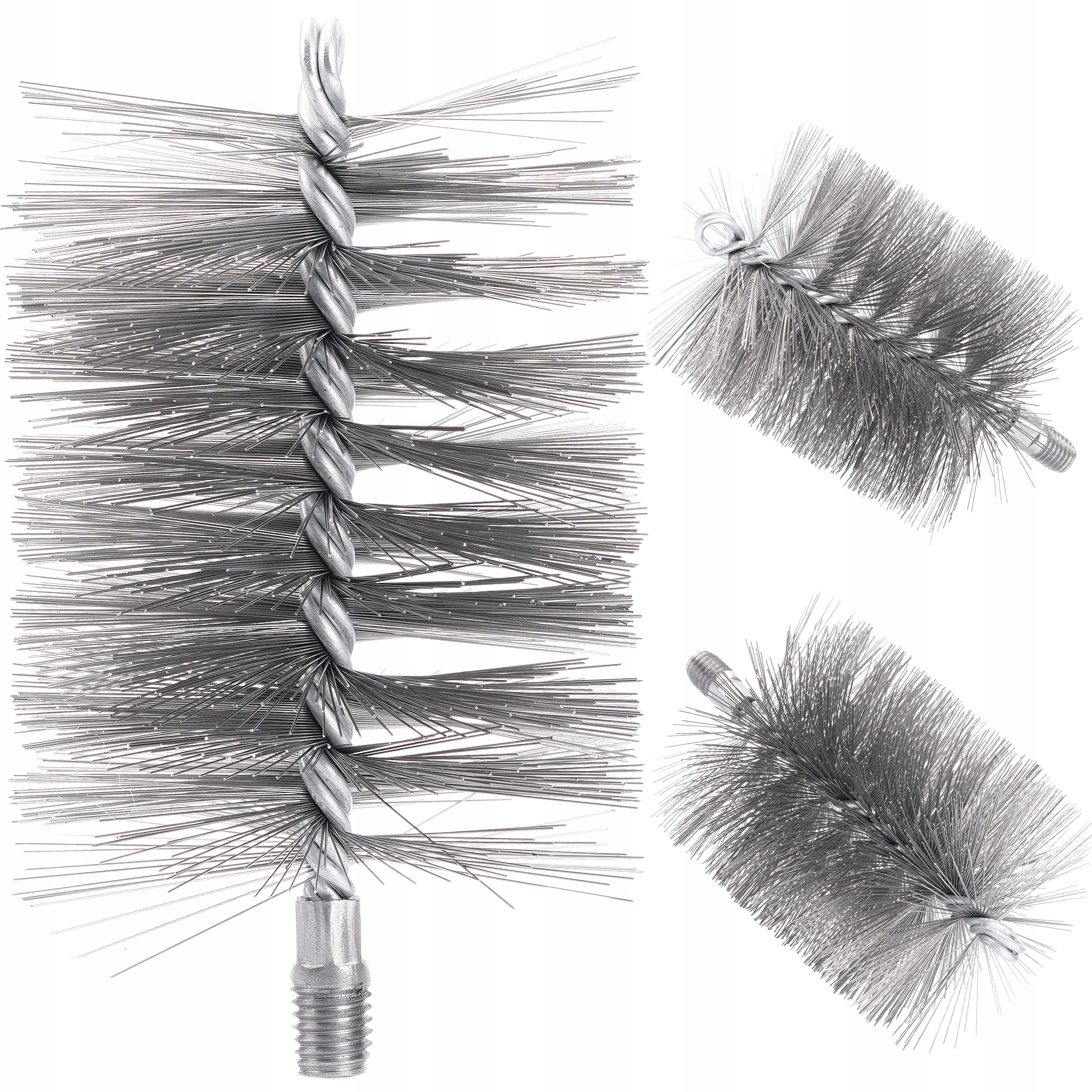 SZCZOTKA WYCIOR DO CZYSZCZENIA PIECA KOTŁA KOMINA Z SADZY CO FI 100mm