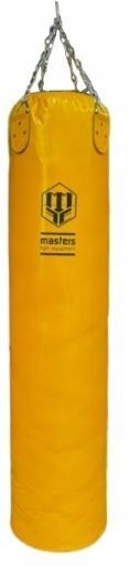 Worek bokserski Masters Wwp-kids żółty 140 x 35 cm Plawil wypełniony