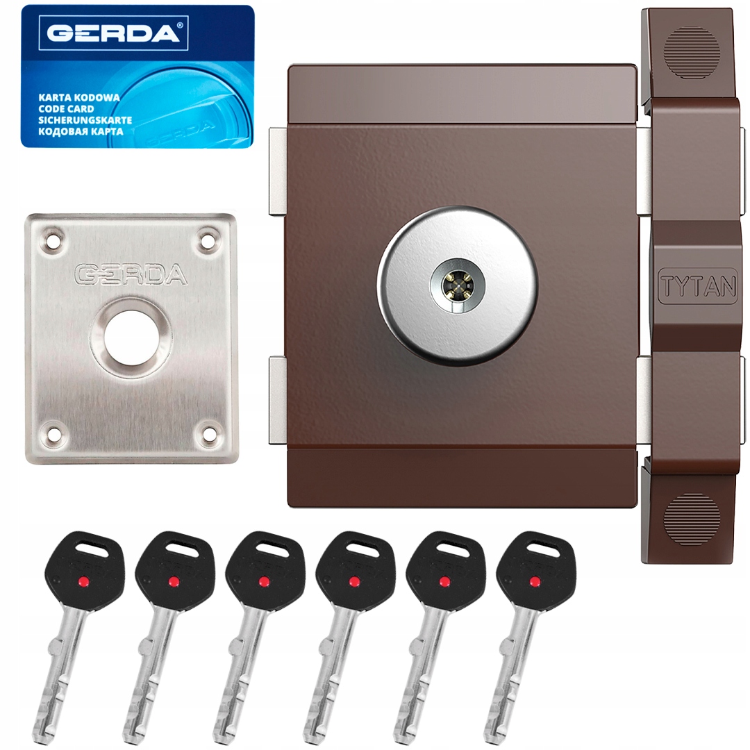 Dvojbubenový zámek Gerda Titan Zk Atest C třída 7