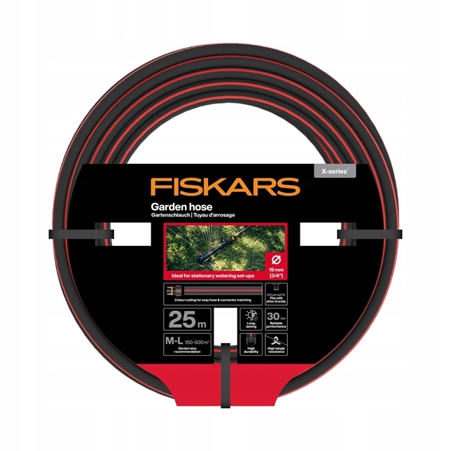 Fiskars Wąż Ogrodowy X-series 19MM 3/4"25M 1076047