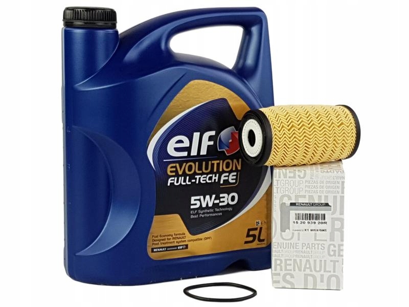 

Oe Renault Filtr+olej 5W30 5L Laguna III 2.0 DCI