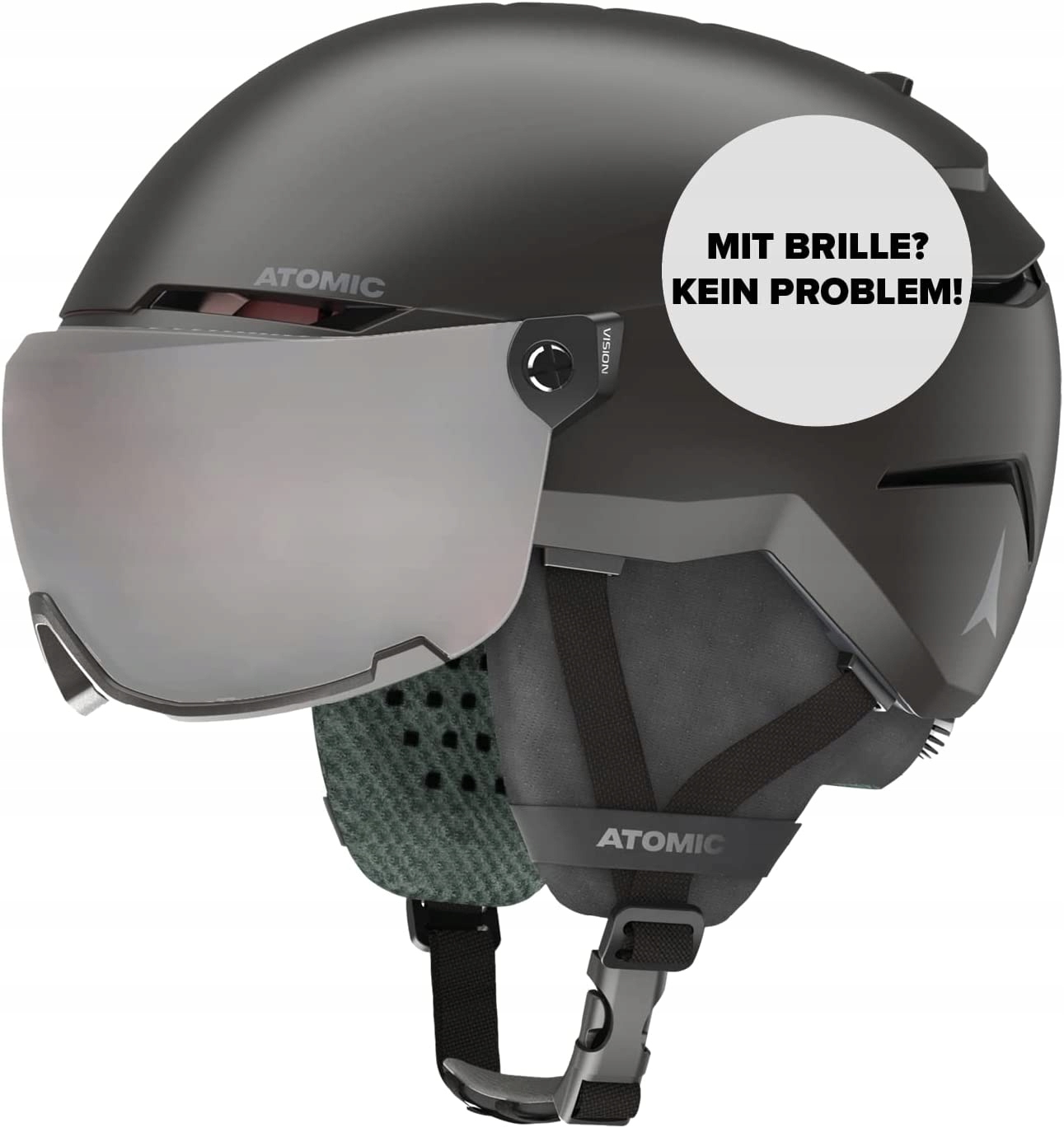 Kask Atomic S 51-55 cm czarny