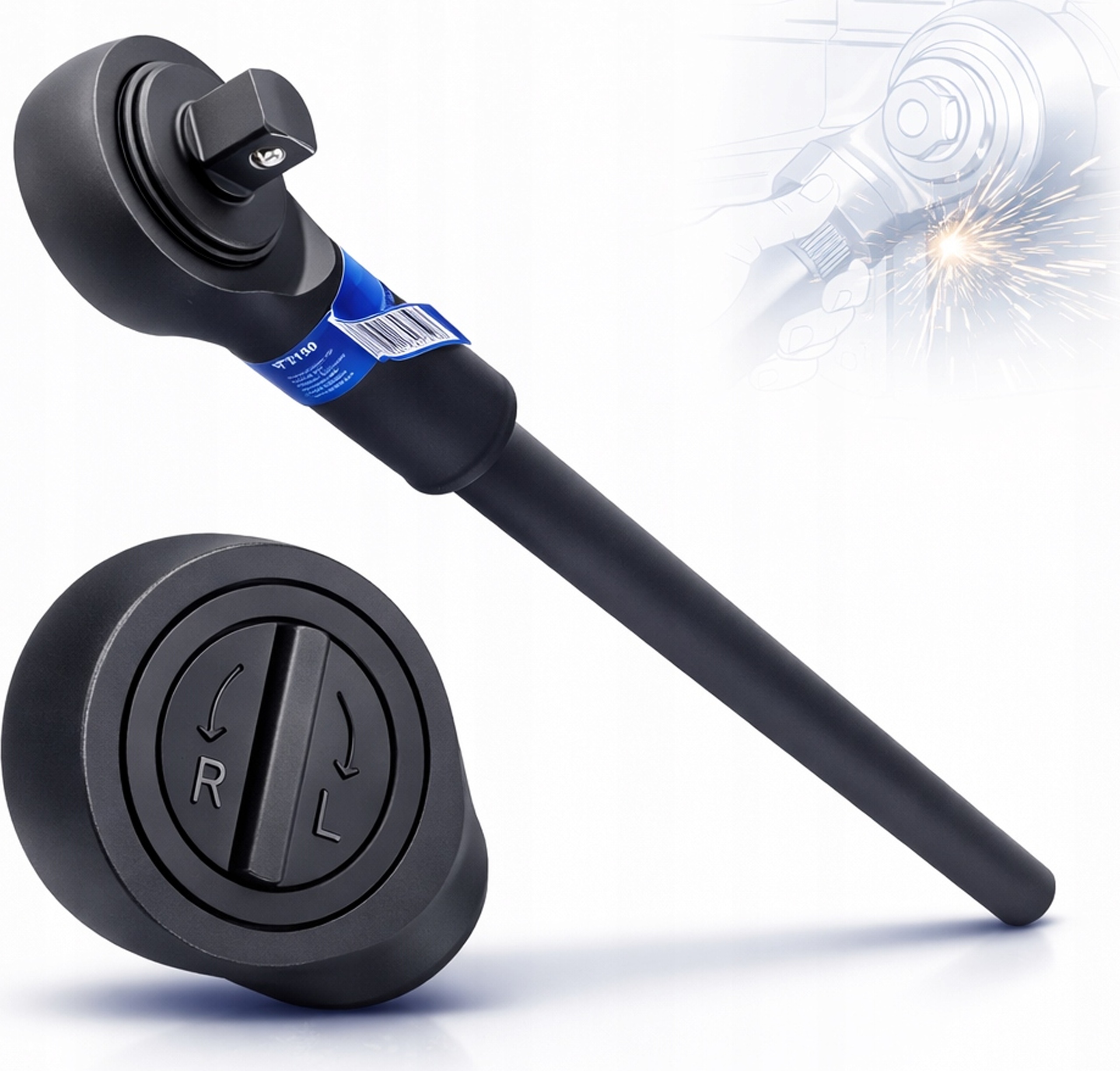 Falon-Tech Grzechotka wzmocniona 3/4" 500mm Cr-mo klucz długi