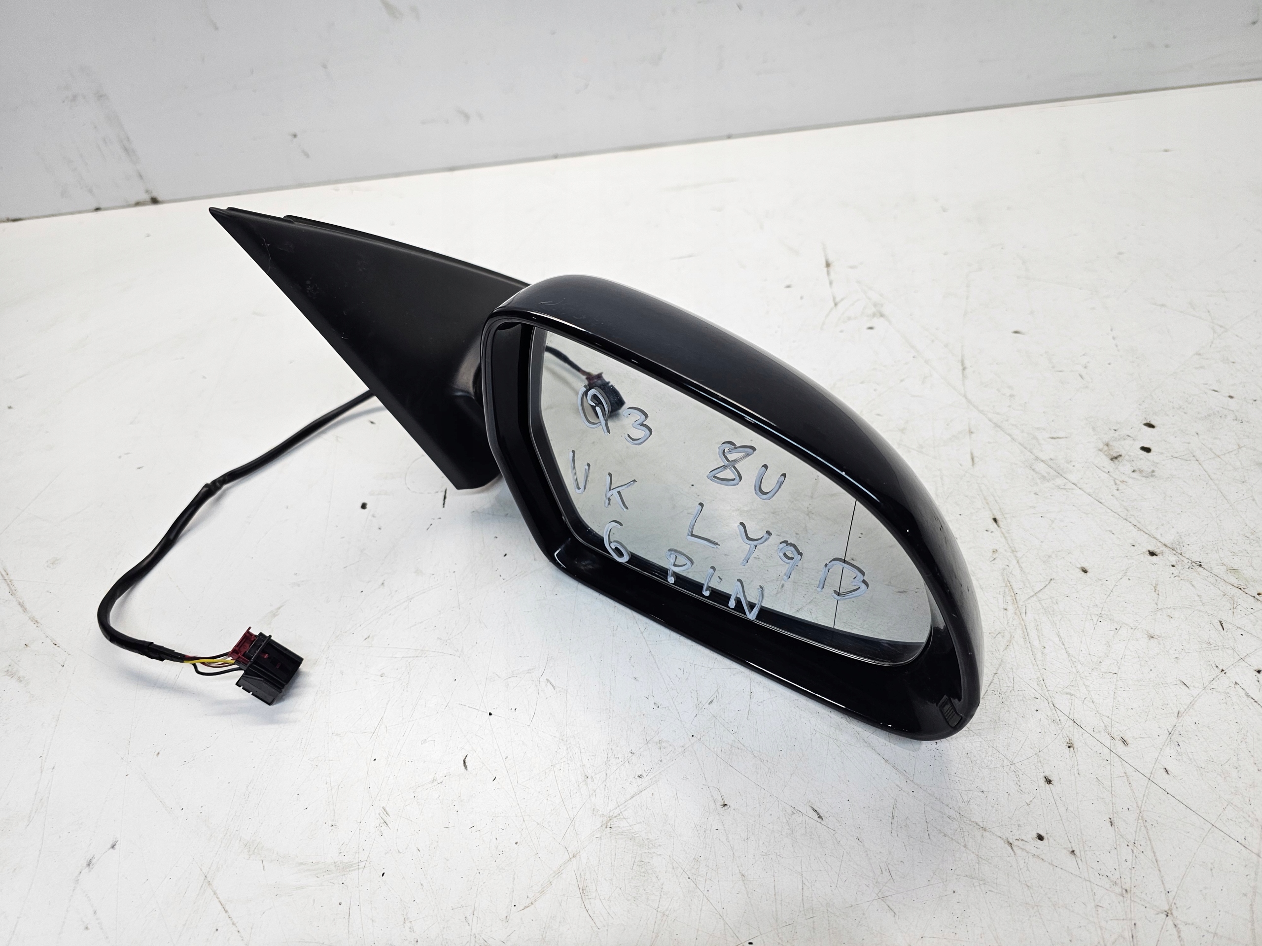 mirror exterior right AUDI Q3 8U 6 PIN LY9B UK