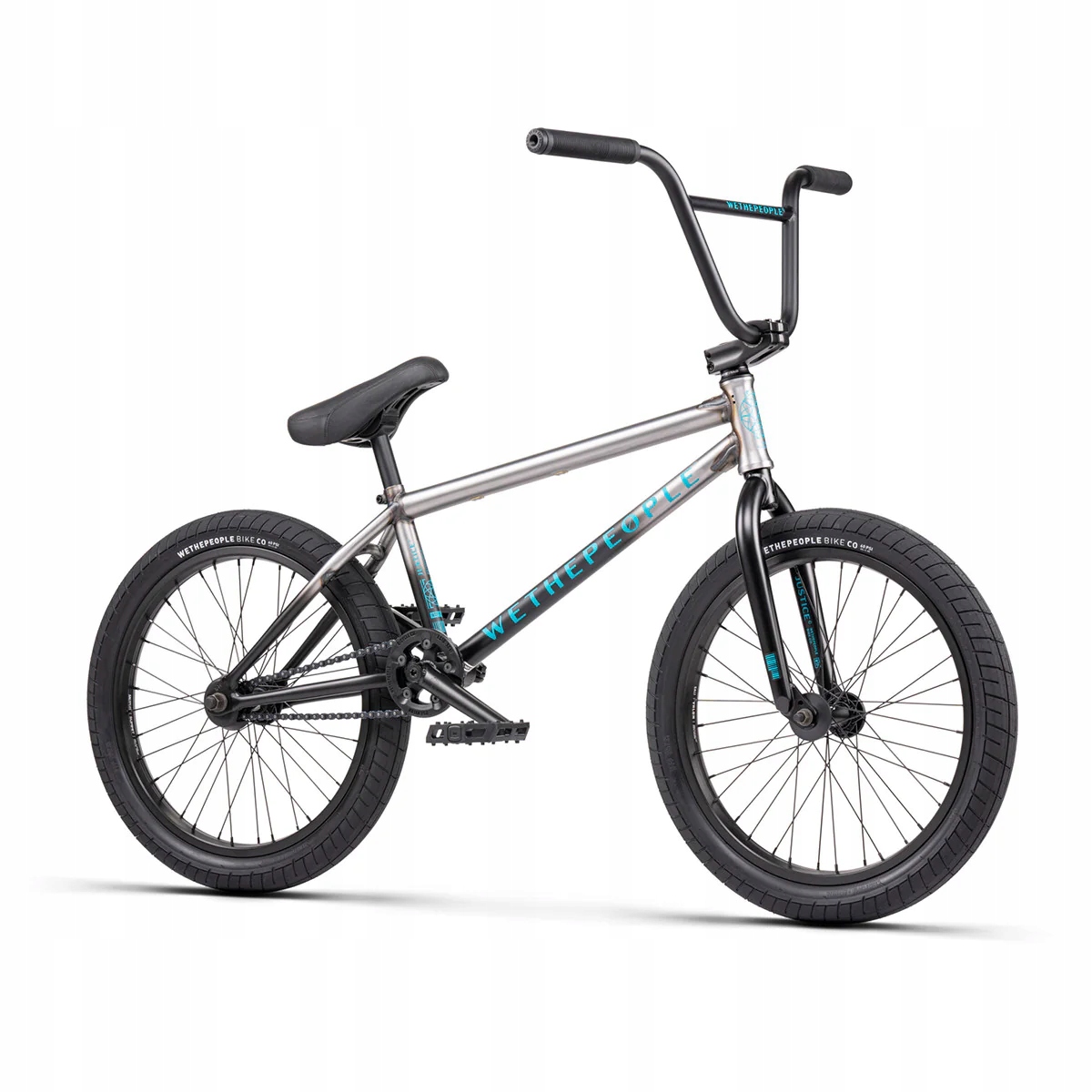 Rower Bmx Wtp Justice Black/Raw Fade 20.75''