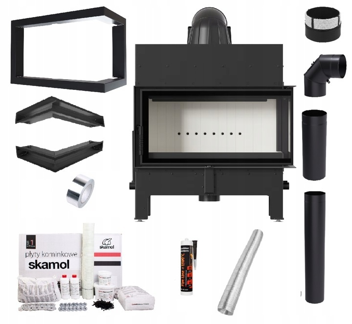 Komínová Vložka Ocelová Floki L Pravá 12 kW Eko Set