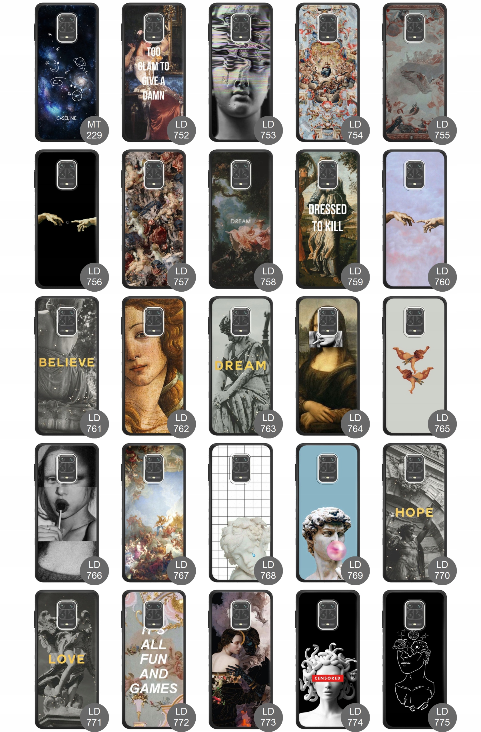 Etui matowe do Xiaomi Redmi Note 9S / PRO guma