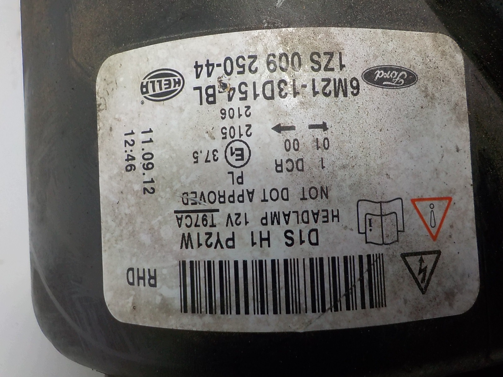 FORD S-MAX and MK1 XENON light right front front UK 6M21-13D154-BL