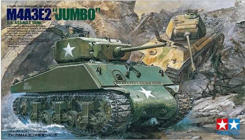 1:35 Tamiya 35139 Americký útočný tank M4A3E2 Jumbo