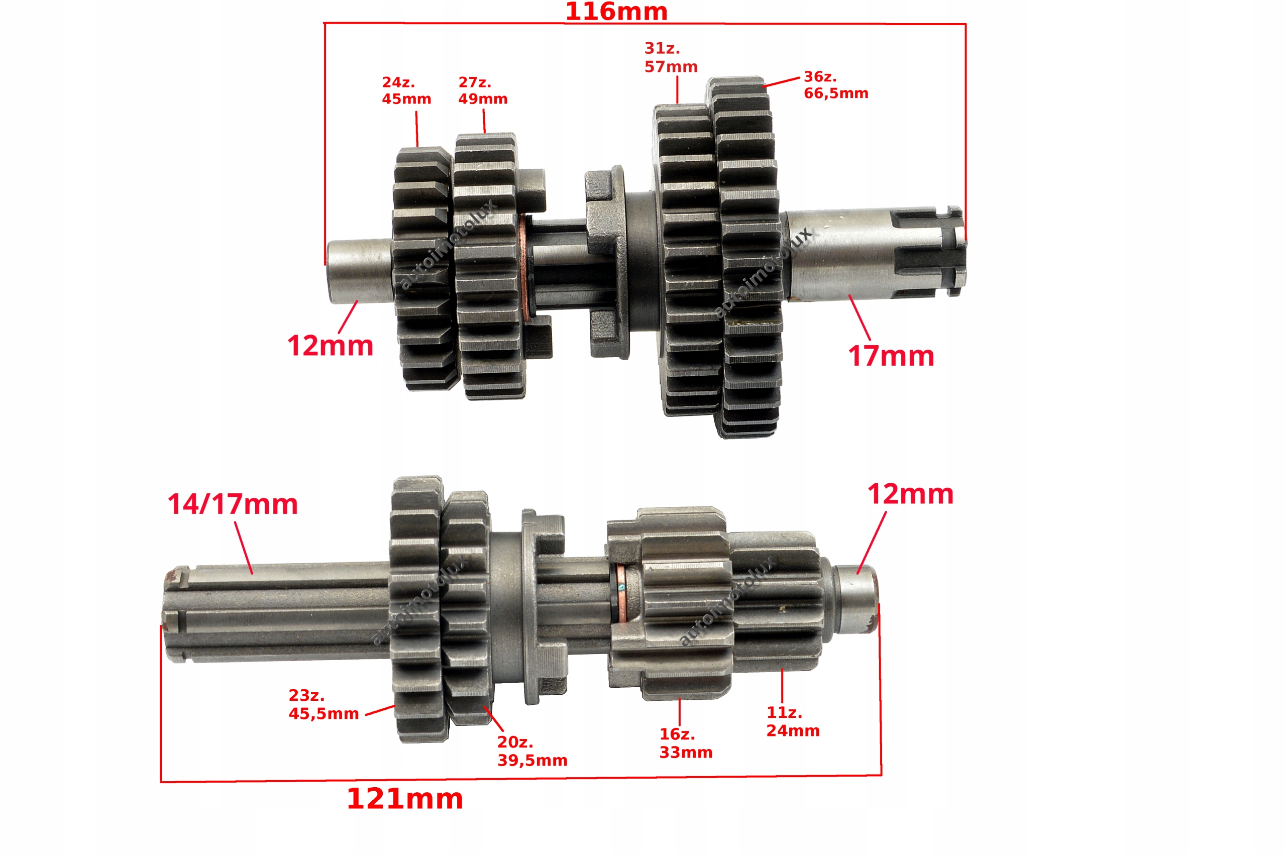 SKRZYNIA BIEGÓW CROSS 4T 110 125 USZCZELKI Numer katalogowy części AK003027