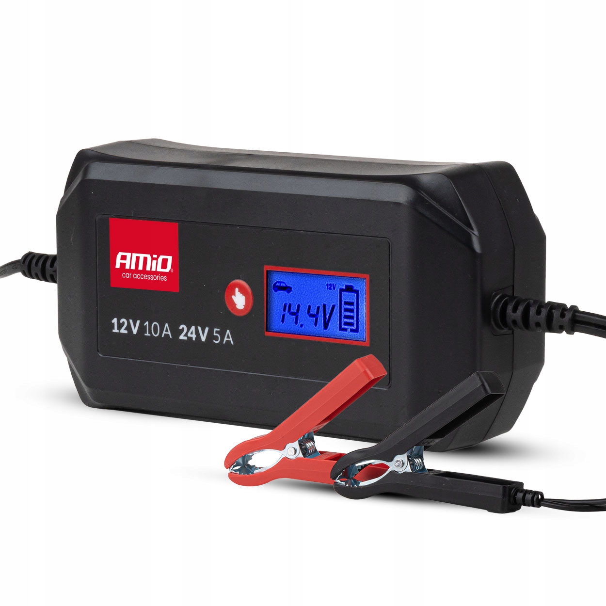 Usmerňovač pre akumulátory 12/24V 10A AMiO 04525