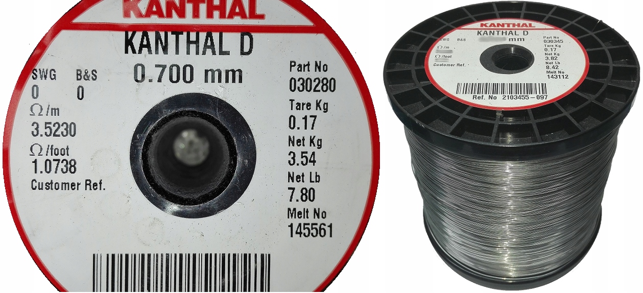 

Drut oporowy Kanthal D 0,7 30 mb do styropianu