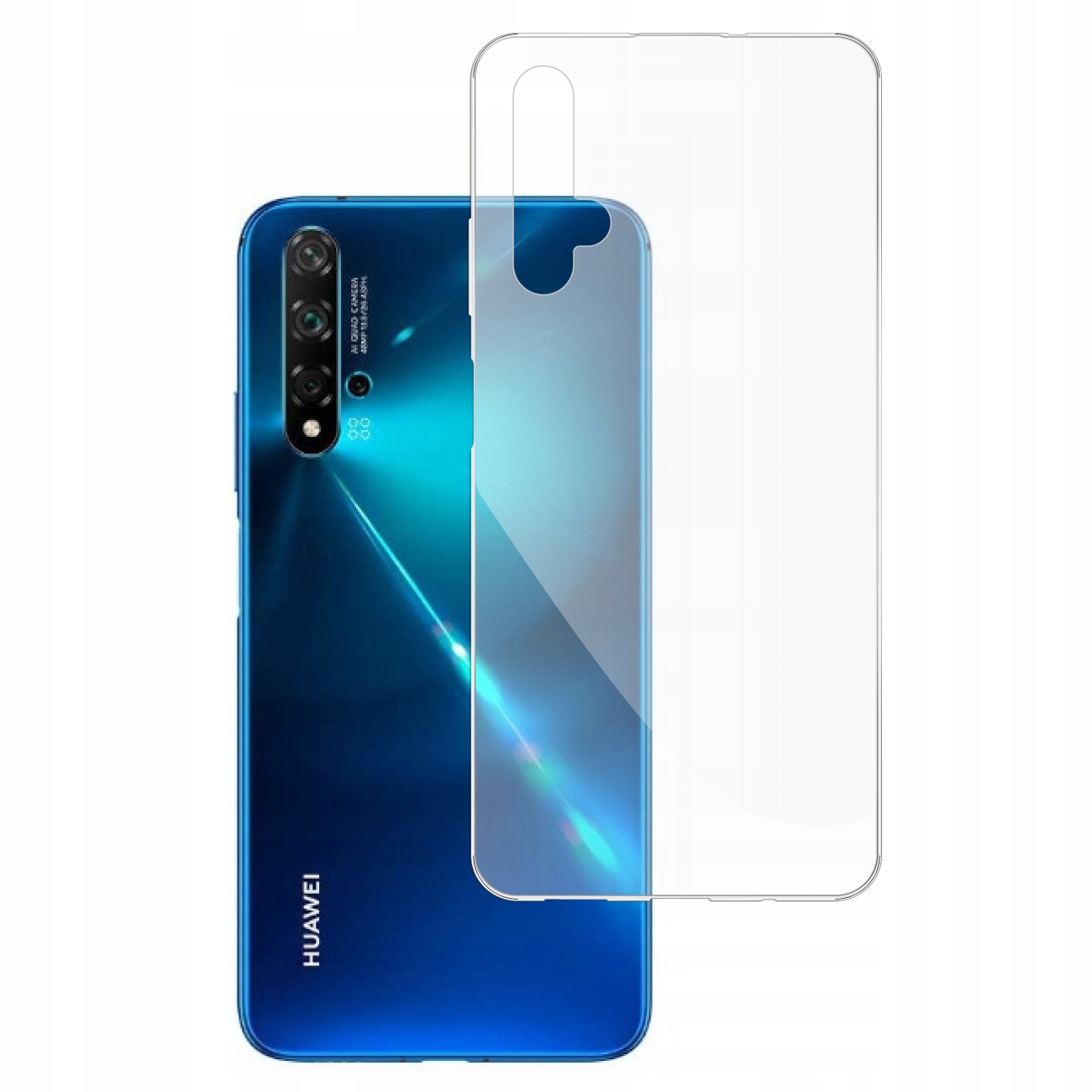

Etui Do Huawei Nova 5T Honor 20 Gumowe Slim View