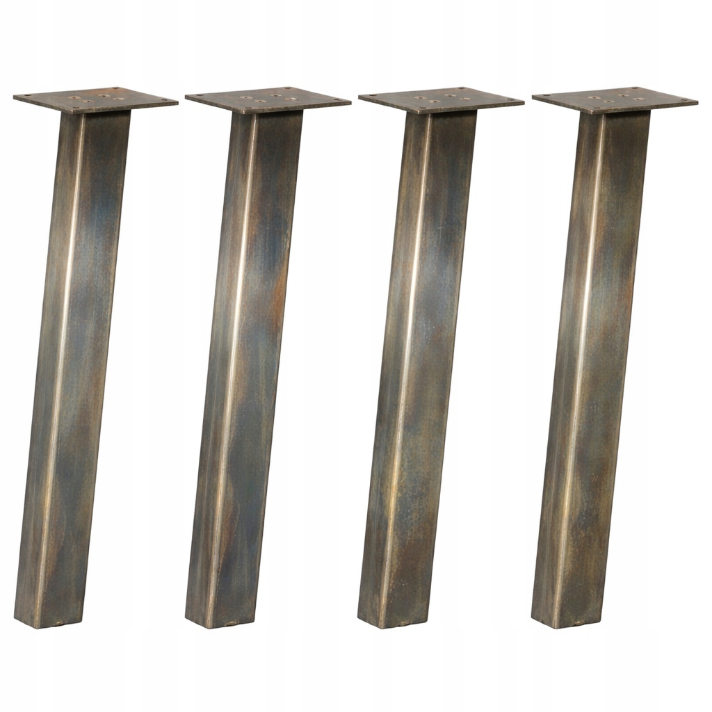 Nohy konferenčního stolku loft industrial zestárlé ocel antracit 42 cm 4 ks