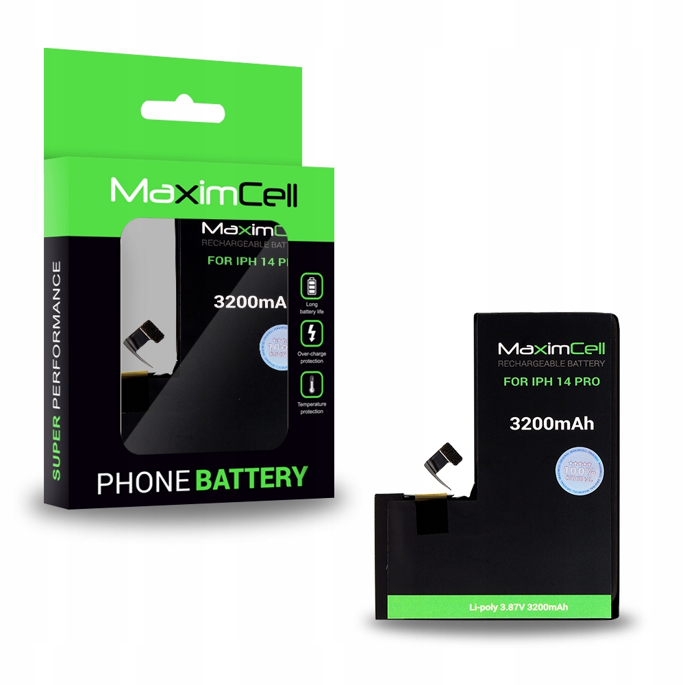 Bateria do iPhone 14 Pro 3200mAh Li-poly Maximcell