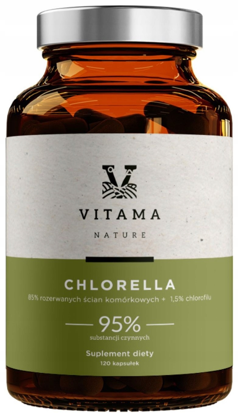 CHLORELLA SPIRULINA ALGI DETOX 120kaps 3300mg porównaj ceny Allegro.pl