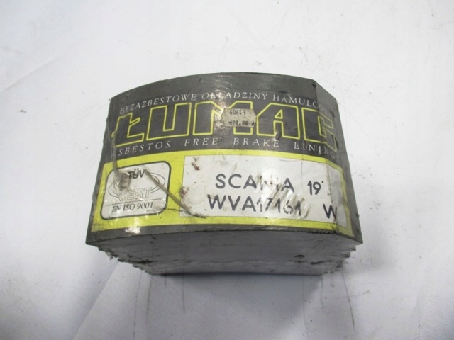 ТОРМОЗНАЯ КОЛОДКА SCANIA 17161; 19W