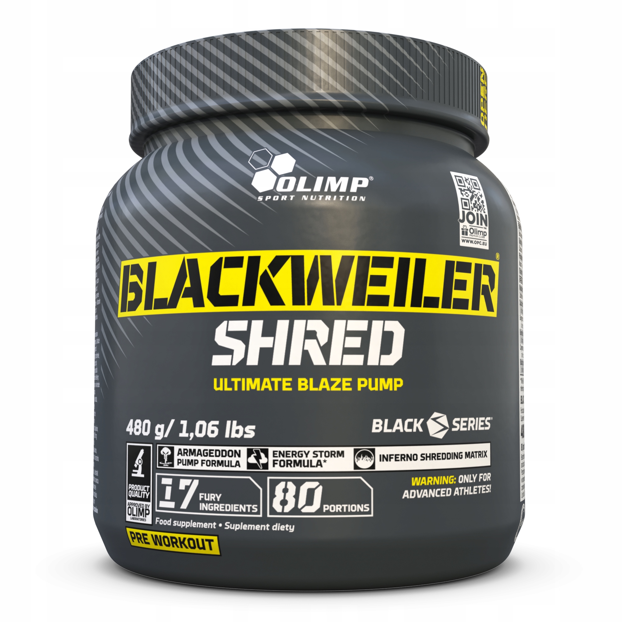 Olimp Blackweiler Shred 480 g
