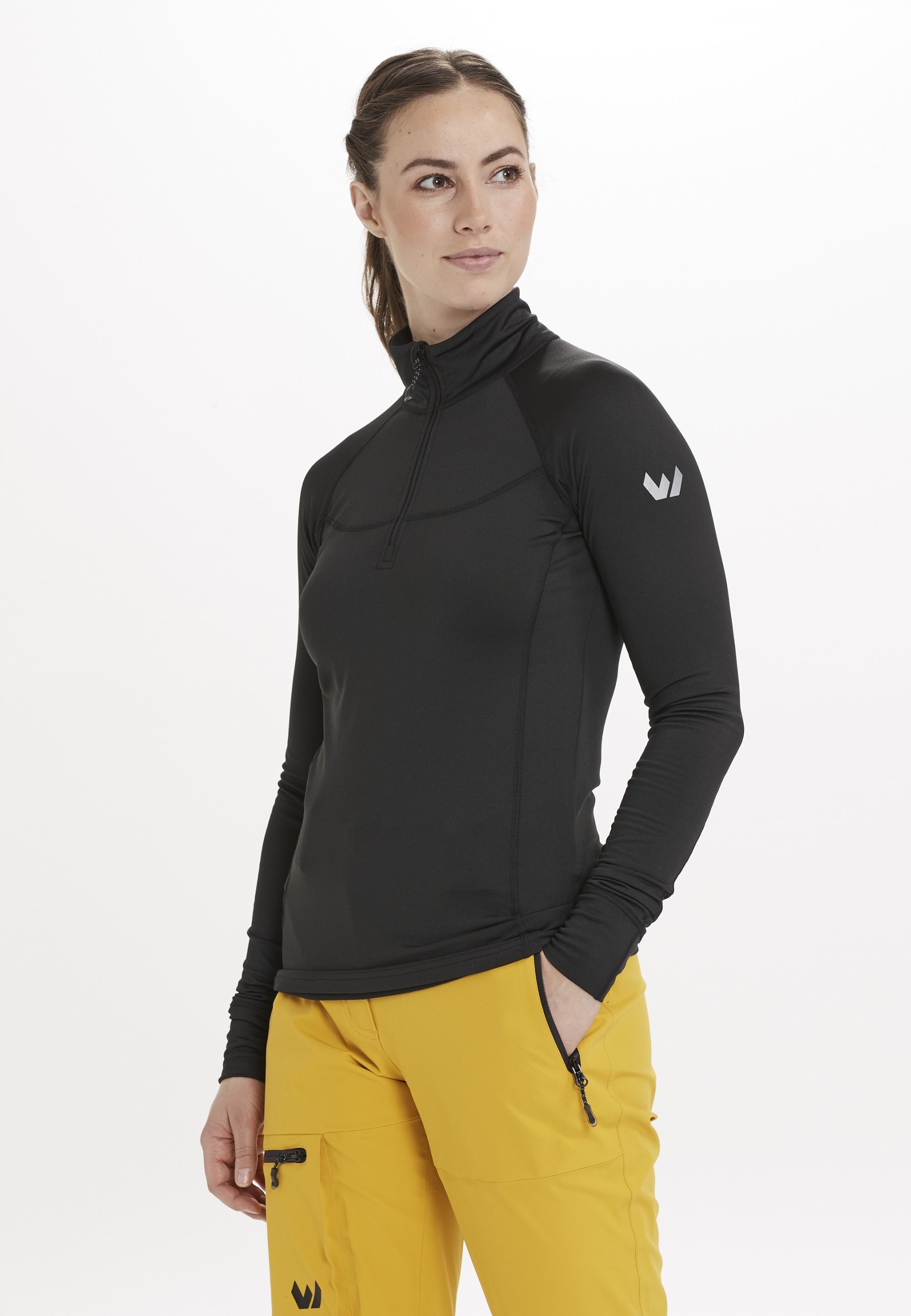 Bluza narciarska damska Whistler Blume Czarny 46