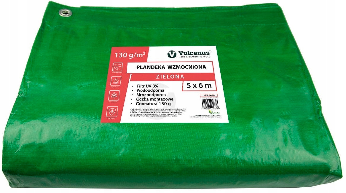 

Plandeka 5x6 m Płachta Gruba 130g Mrozoodporna Uv
