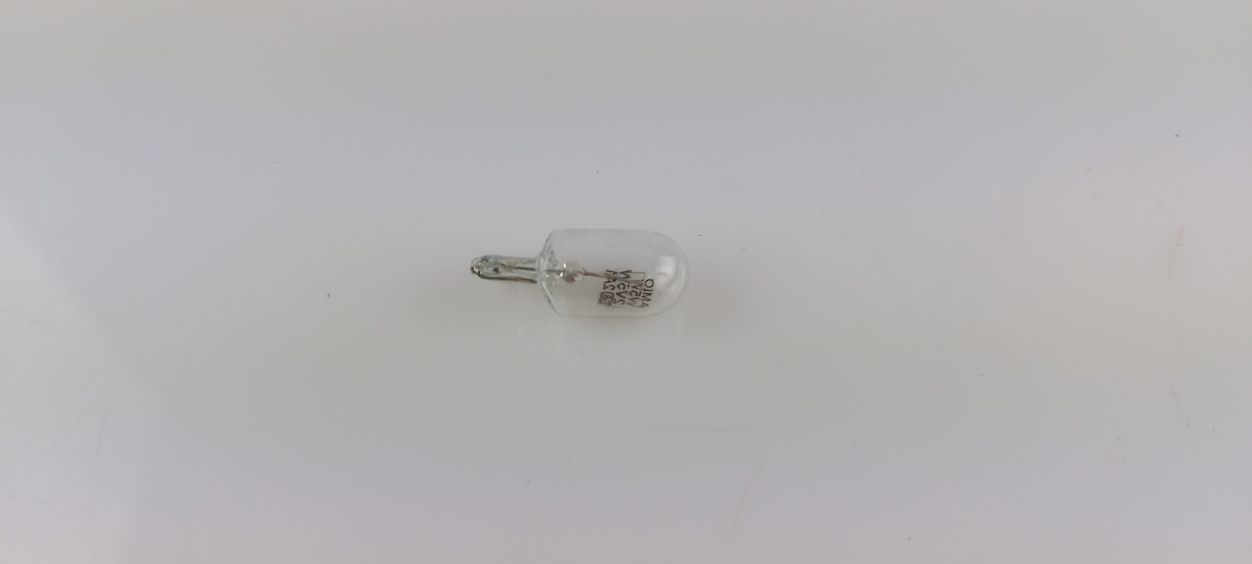 

Żarówka Halogen całoszklana wciskana 12V/5W T10