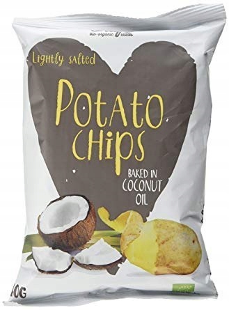 4x Trafo Bramborové chipsy smažené na kokosovém oleji Bio 100 g