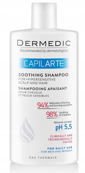 Dermedic Capilarte Szampon kojący do włosów i nadwrażliwej skóry