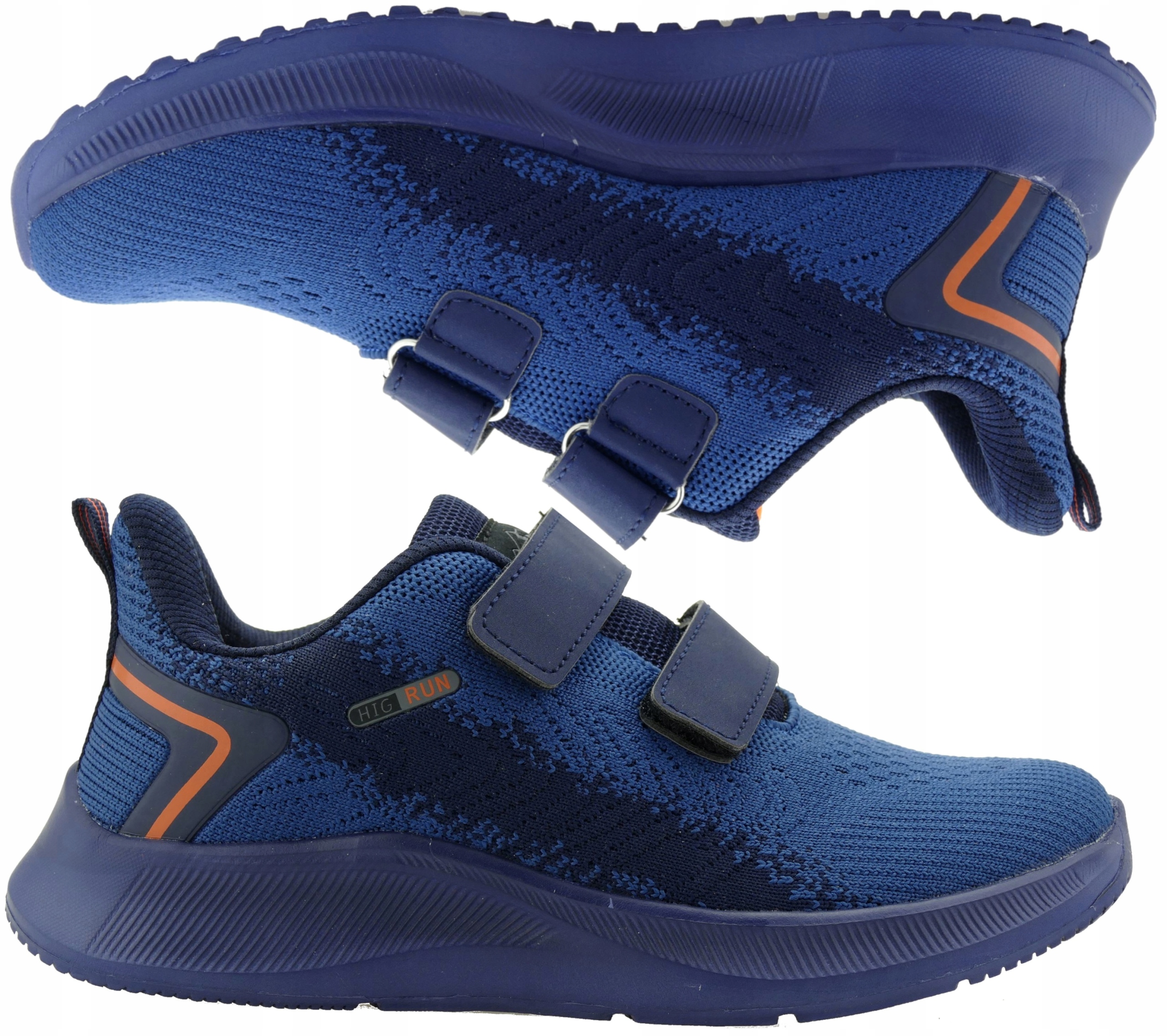 

Adidasy Chłopięce buty sportowe Rzepy Siatka 40