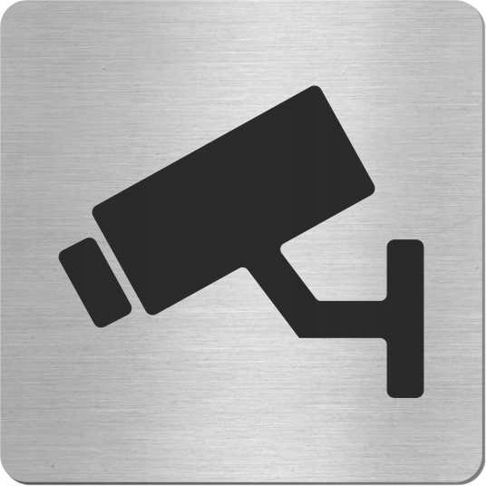 

Tabliczka Kamera Monitoring inox Stal Nierdzewna